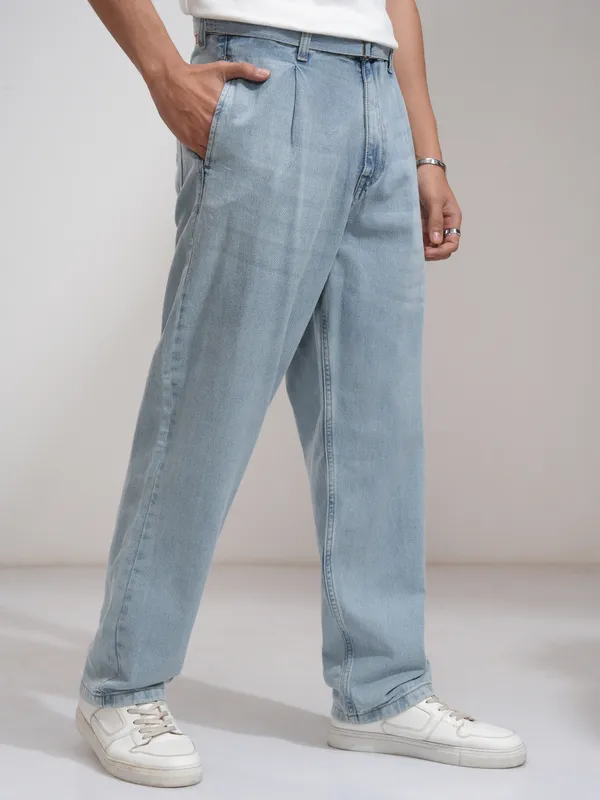 Highlander Men Blue Relaxed Fit Stretchable Jeans