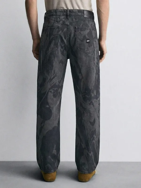 Highlander Men Grey Relaxed Fit Stretchable Jeans