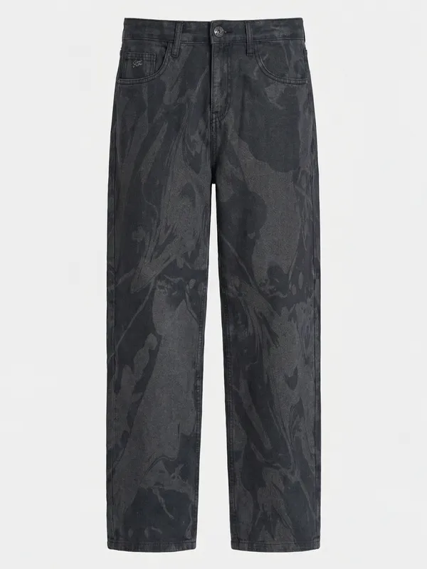 Highlander Men Grey Relaxed Fit Stretchable Jeans