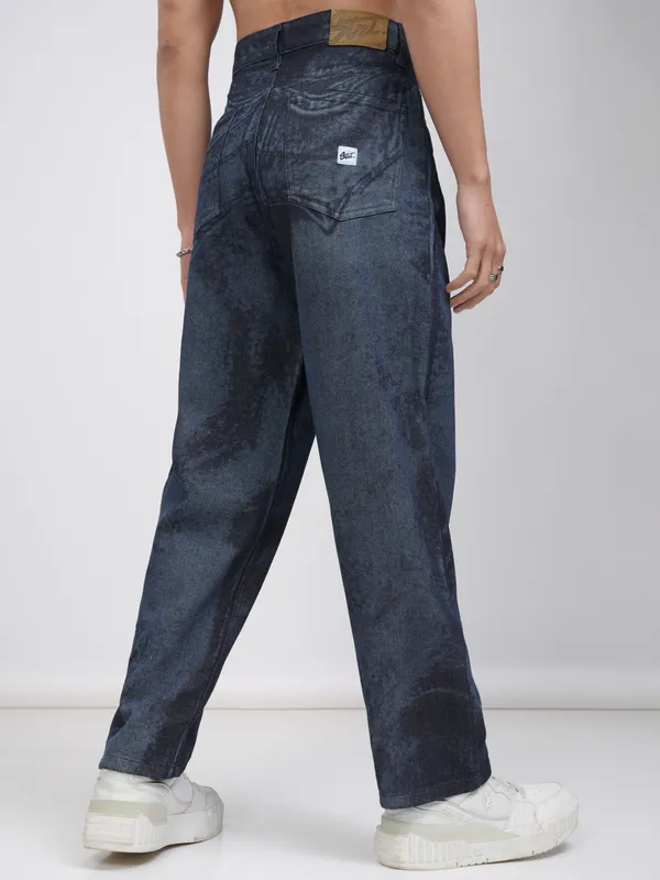 Highlander Men Blue Straight Fit Stretchable Jeans