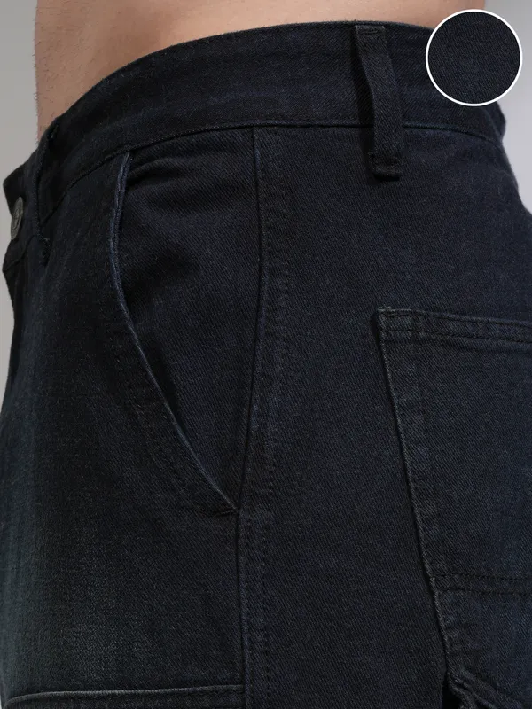 Highlander Men Navy Blue Regular Fit Stretchable Jeans