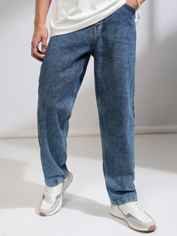 Highlander Men Blue Loose Fit Stretchable Jeans