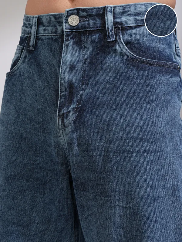Highlander Men Blue Loose Fit Stretchable Jeans