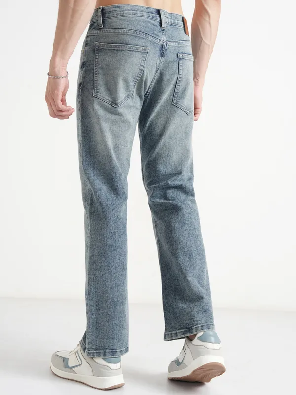 Highlander Men Blue Bootcut Stretchable Jeans