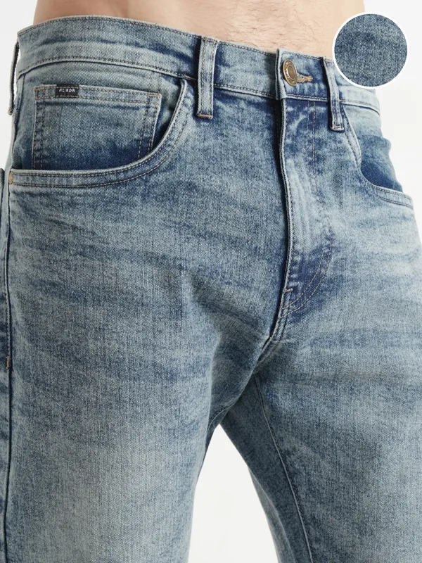 Highlander Men Blue Bootcut Stretchable Jeans