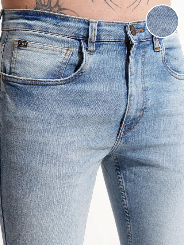 Highlander Men Blue Bootcut Stretchable Jeans
