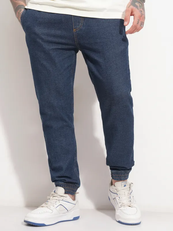 Highlander Men Blue Jogger Jeans