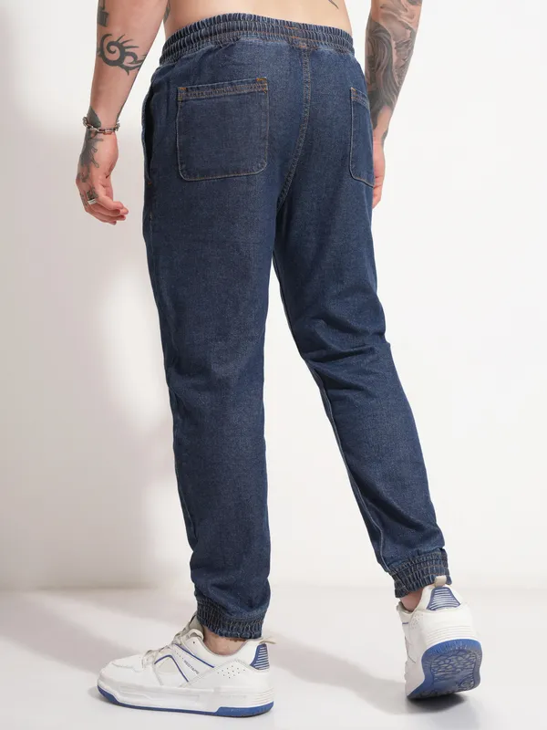 Highlander Men Blue Jogger Jeans