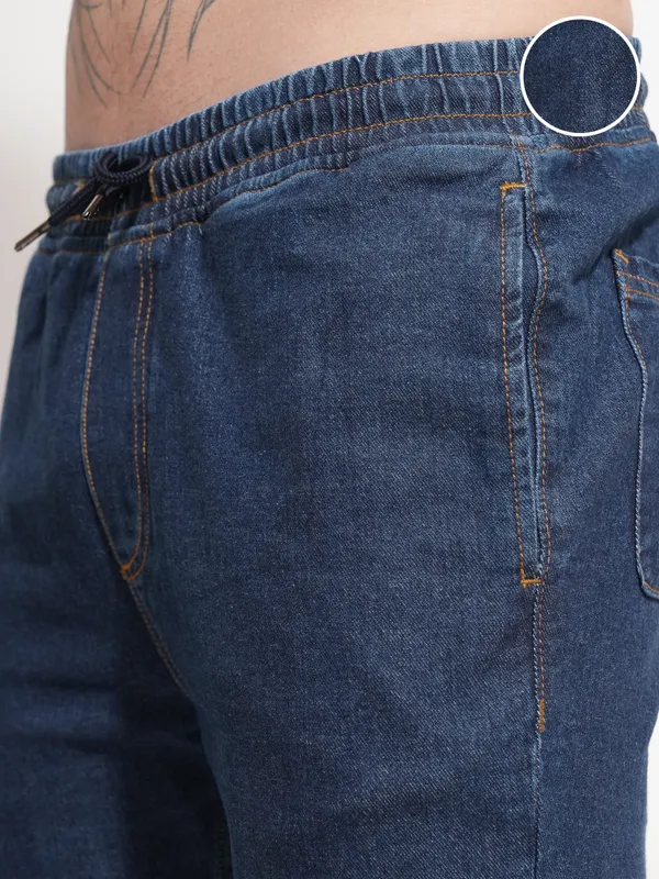 Highlander Men Blue Jogger Jeans