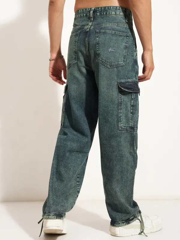 Highlander Men Blue Baggy Stretchable Jeans