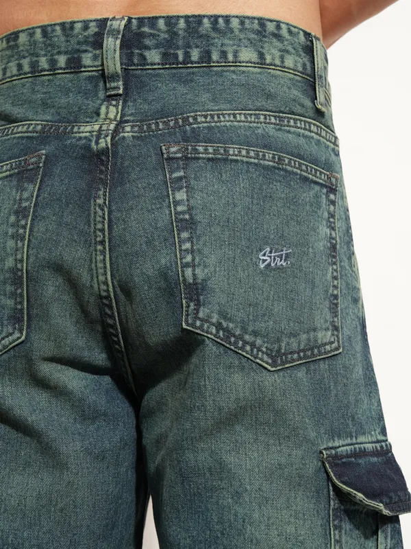 Highlander Men Blue Baggy Stretchable Jeans