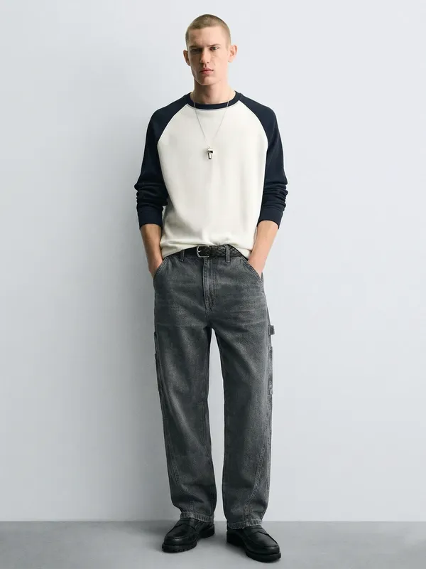 Highlander Men Grey Straight Fit Stretchable Jeans