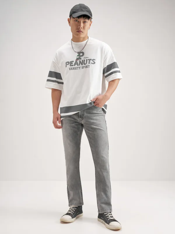 Highlander Men Grey Straight Fit Jeans