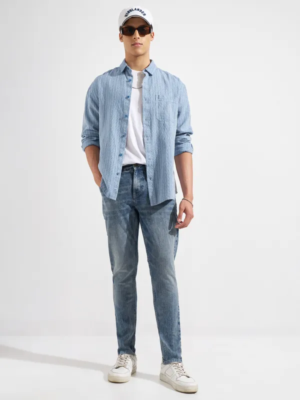 Highlander Men Blue Slim Fit Stretchable Jeans