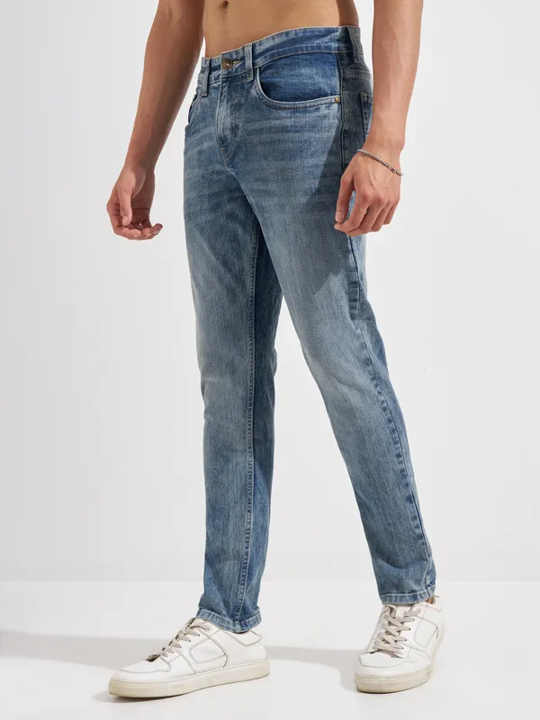 Highlander Men Blue Slim Fit Stretchable Jeans