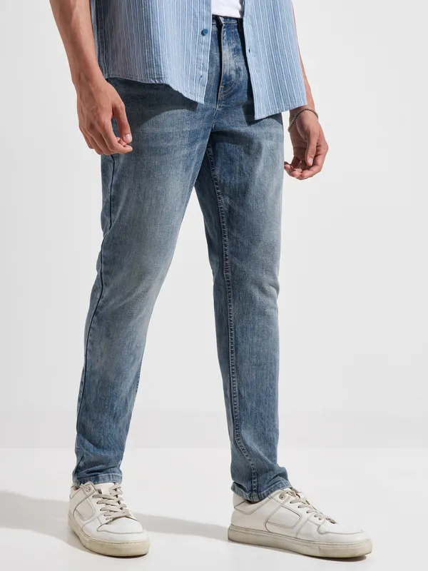 Highlander Men Blue Slim Fit Stretchable Jeans