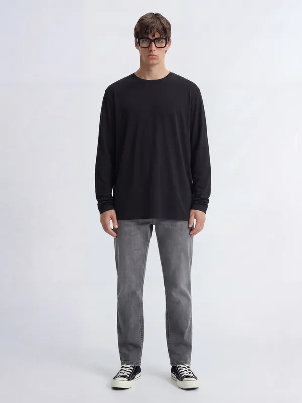 Highlander Men Grey Slim Fit Stretchable Jeans