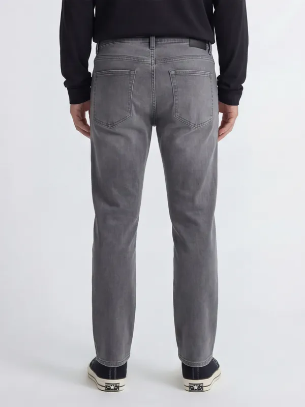 Highlander Men Grey Slim Fit Stretchable Jeans