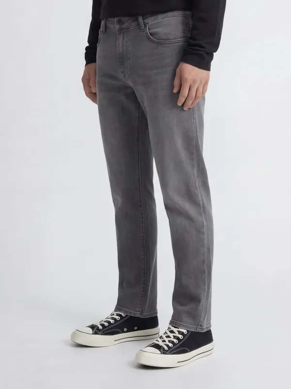 Highlander Men Grey Slim Fit Stretchable Jeans