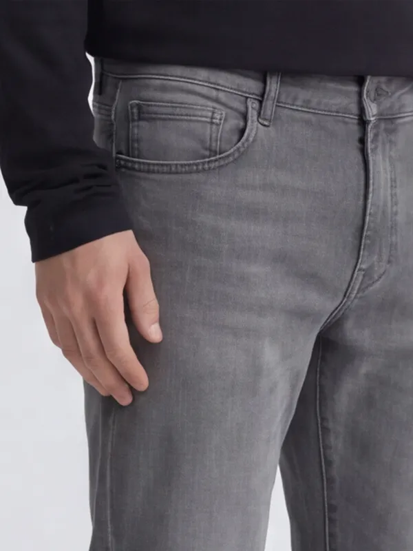 Highlander Men Grey Slim Fit Stretchable Jeans