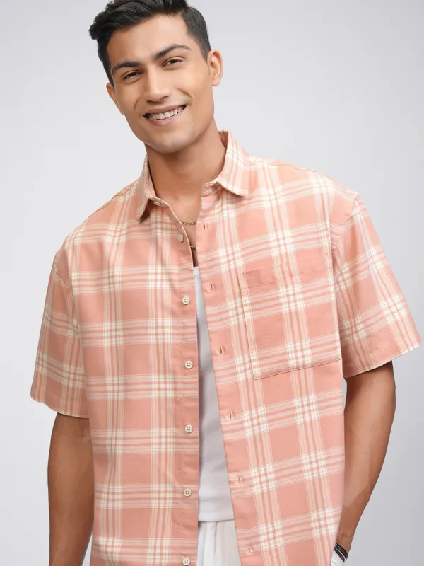 Men Oversized Fit Casual Shirt