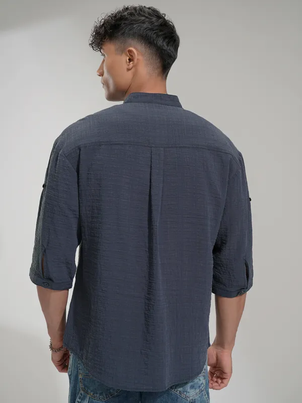 Men Oversized Fit Casual Shirt