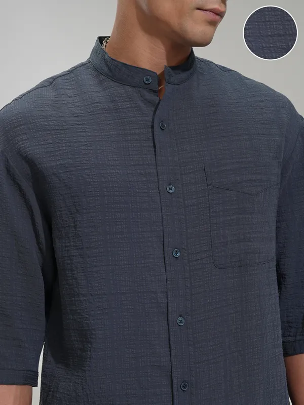 Men Oversized Fit Casual Shirt