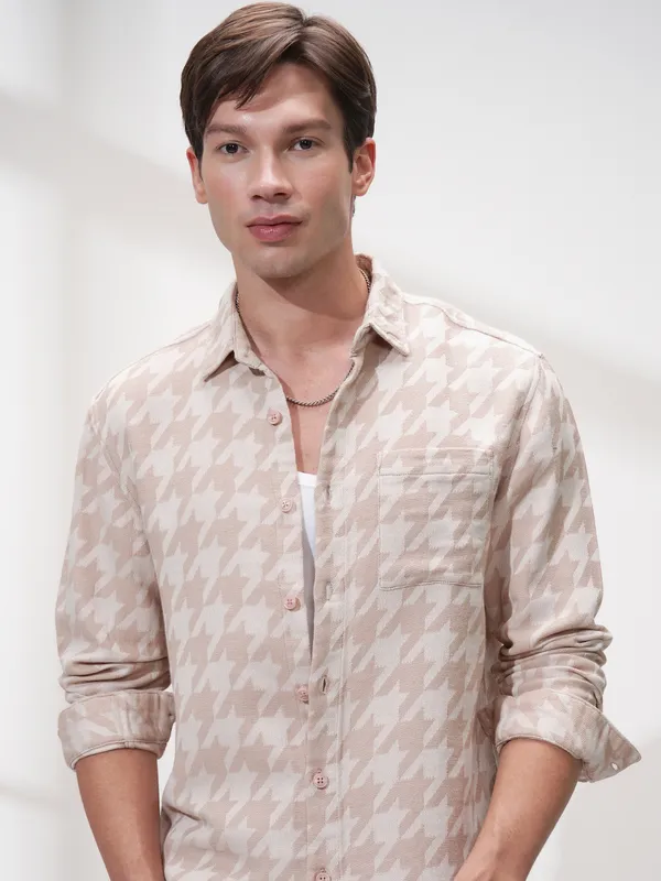 Men Oversized Fit Casual Shirt