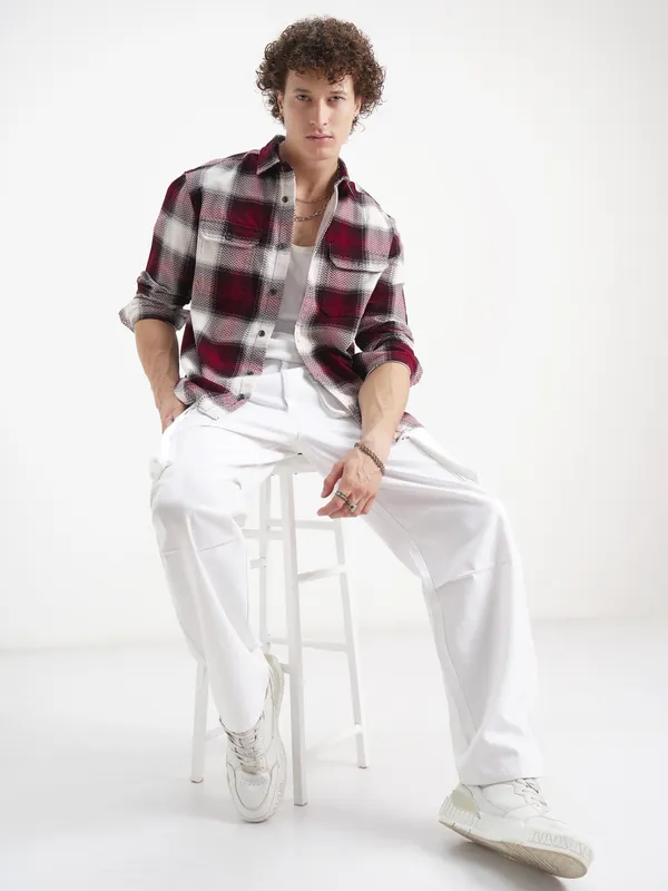 Men Relaxed Fit Casual Shirt