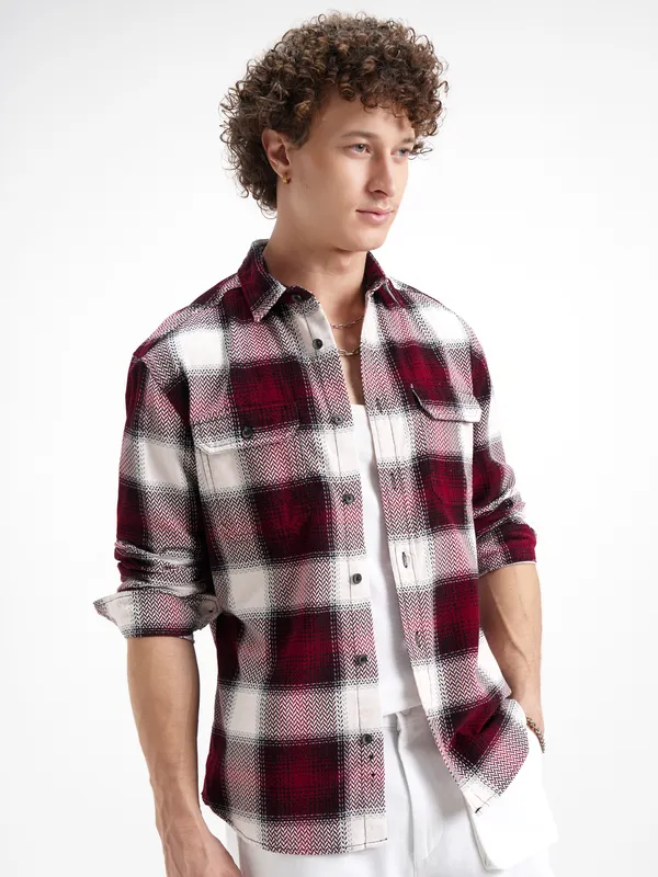 Men Relaxed Fit Casual Shirt