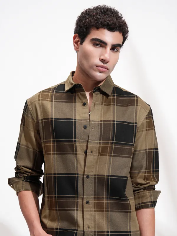 Men Oversized Fit Casual Shirt