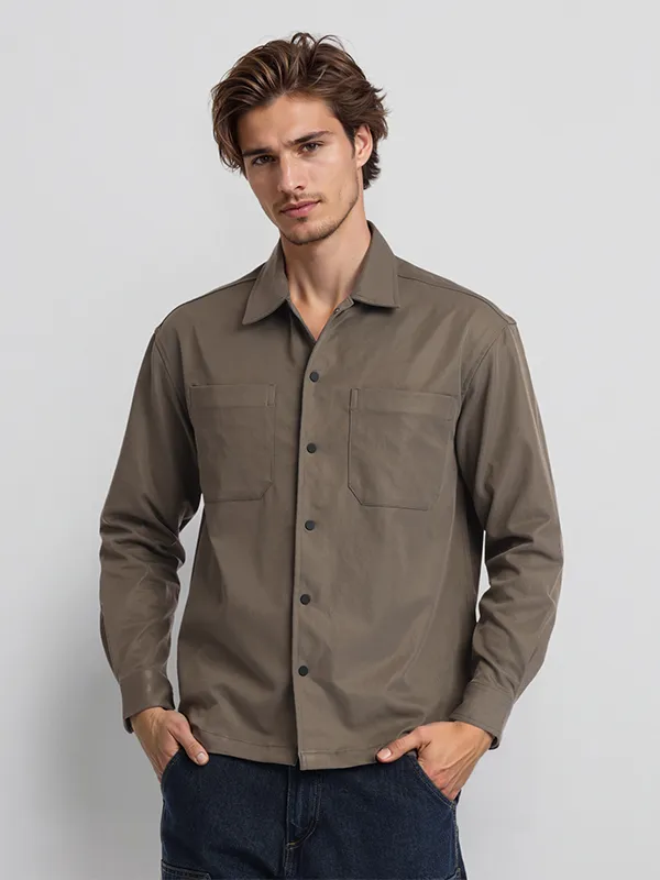 Men Oversized Fit Casual Shirt