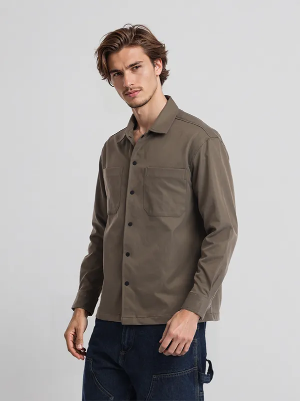 Men Oversized Fit Casual Shirt