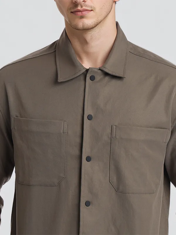 Men Oversized Fit Casual Shirt