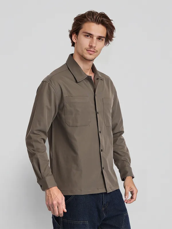 Men Oversized Fit Casual Shirt