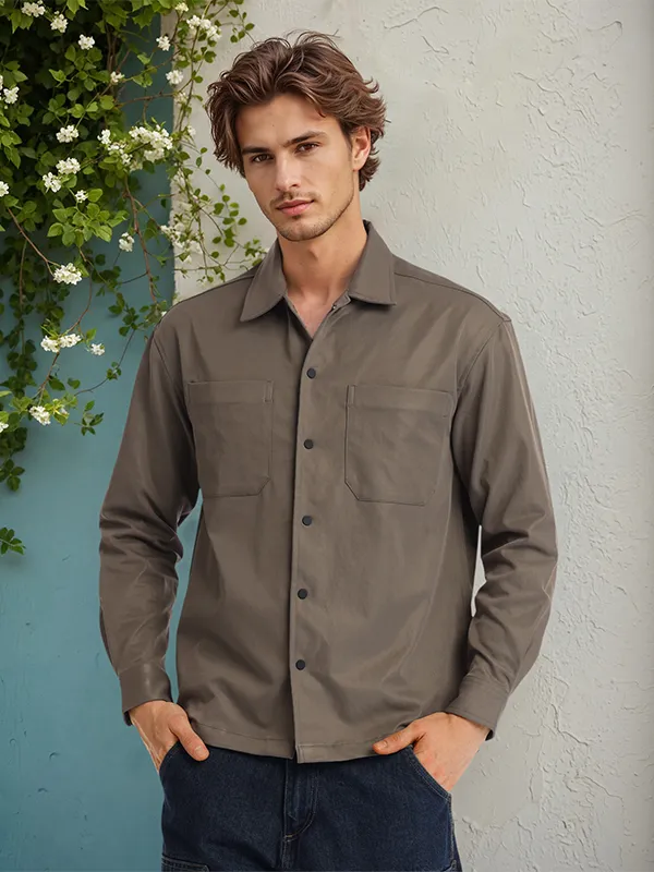 Men Oversized Fit Casual Shirt