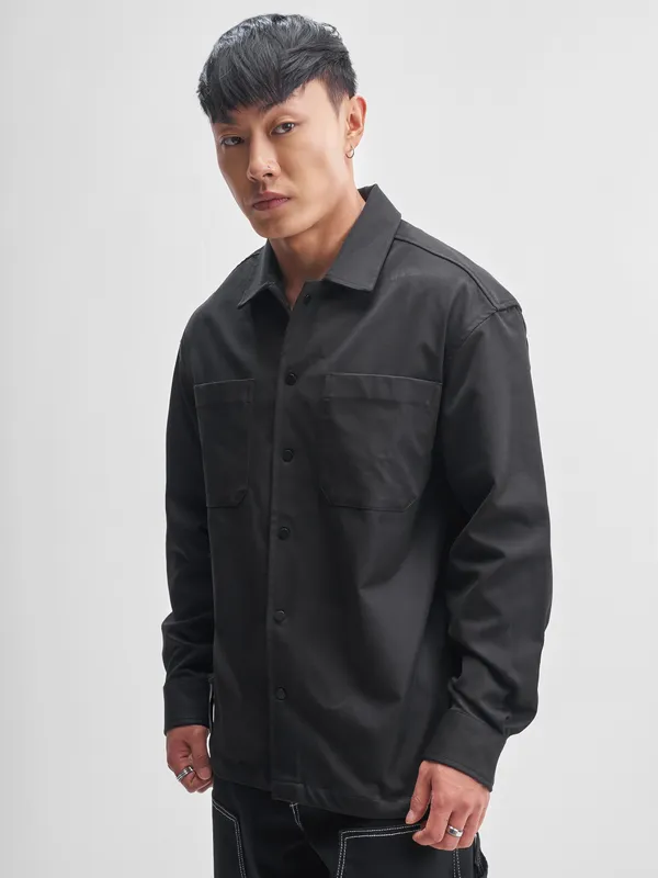 Men Oversized Fit Casual Shirt