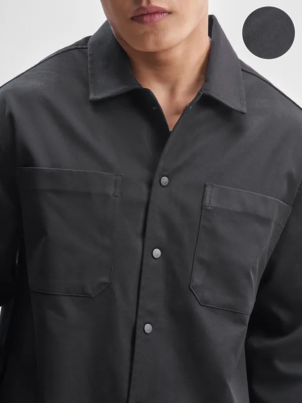 Men Oversized Fit Casual Shirt