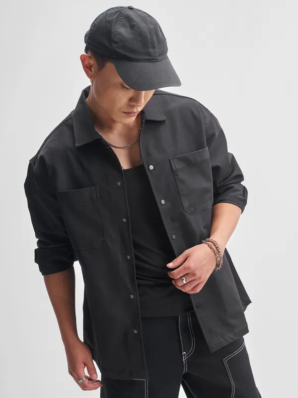 Men Oversized Fit Casual Shirt