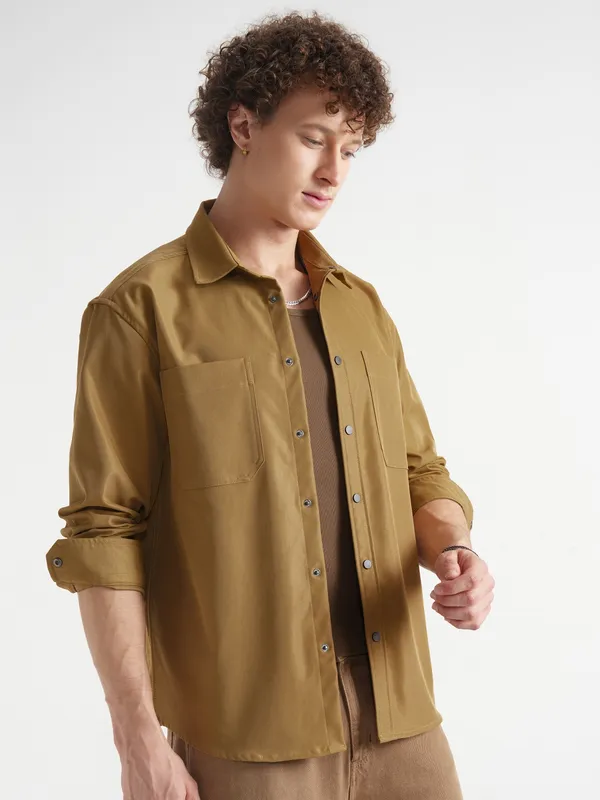 Men Oversized Fit Casual Shirt