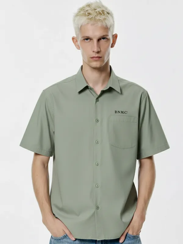 Highlander Men Green Printed Oversized Fit Casual Shirt