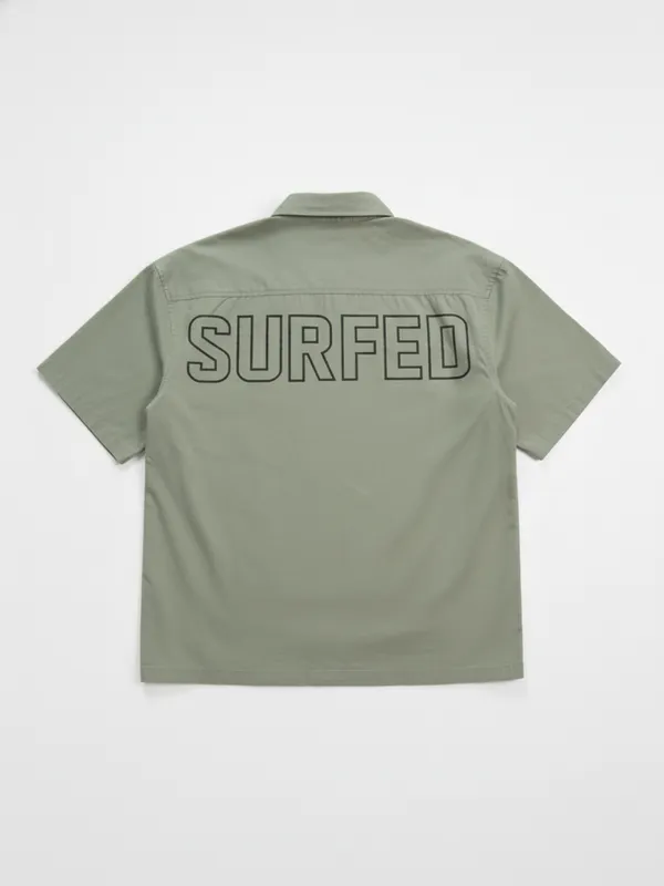 Highlander Men Green Printed Oversized Fit Casual Shirt