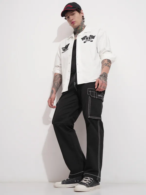 Men Oversized Fit Casual Shirt