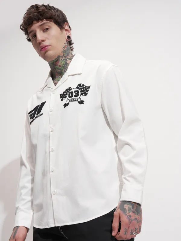 Men Oversized Fit Casual Shirt
