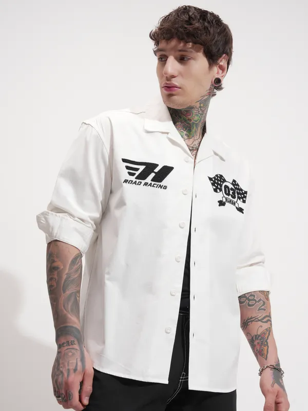 Men Oversized Fit Casual Shirt