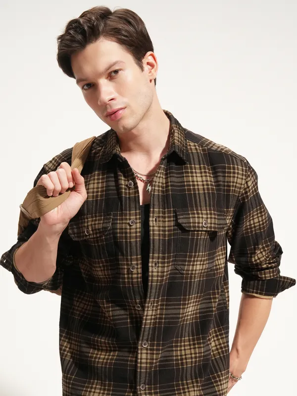 Men Oversized Fit Casual Shirt