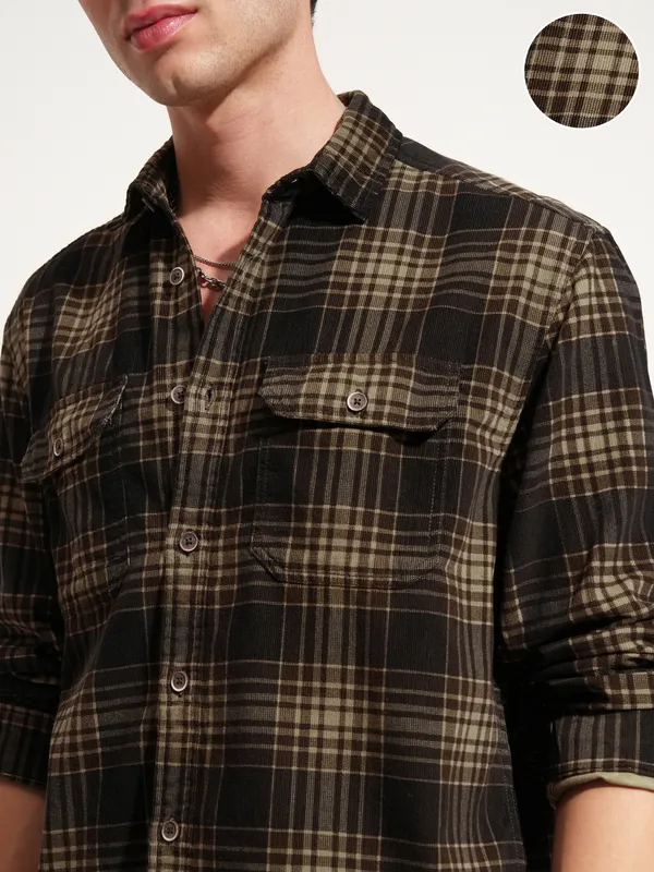 Men Oversized Fit Casual Shirt