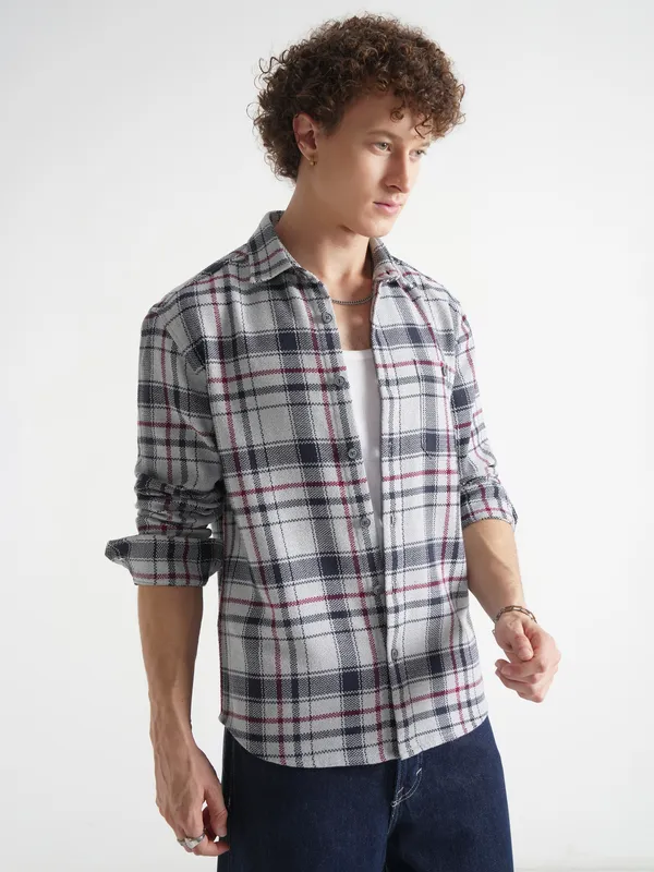 Men Relaxed Fit Casual Shirt