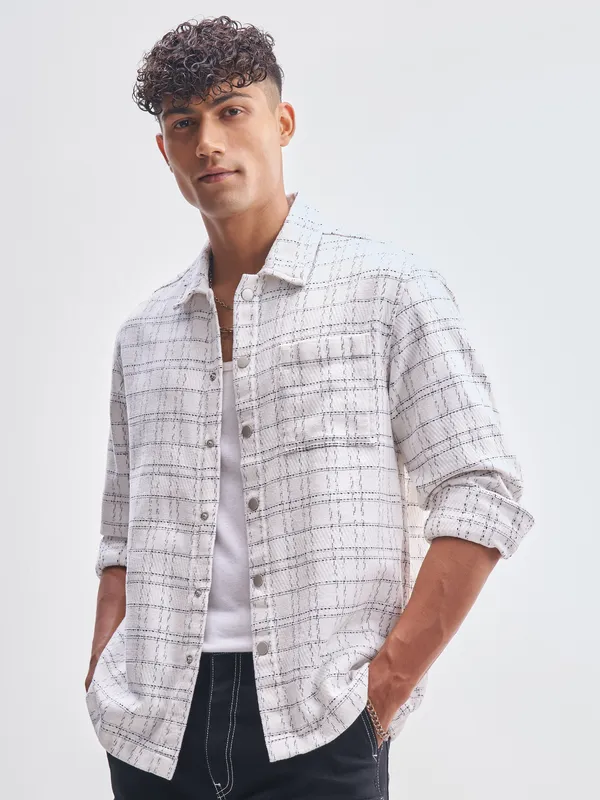 Men Relaxed Fit Casual Shirt