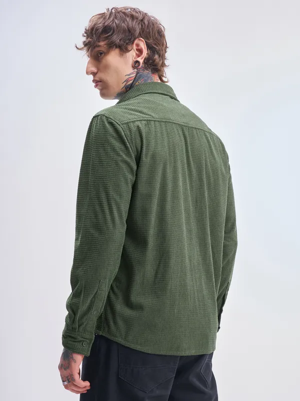 Men Oversized Fit Casual Shirt